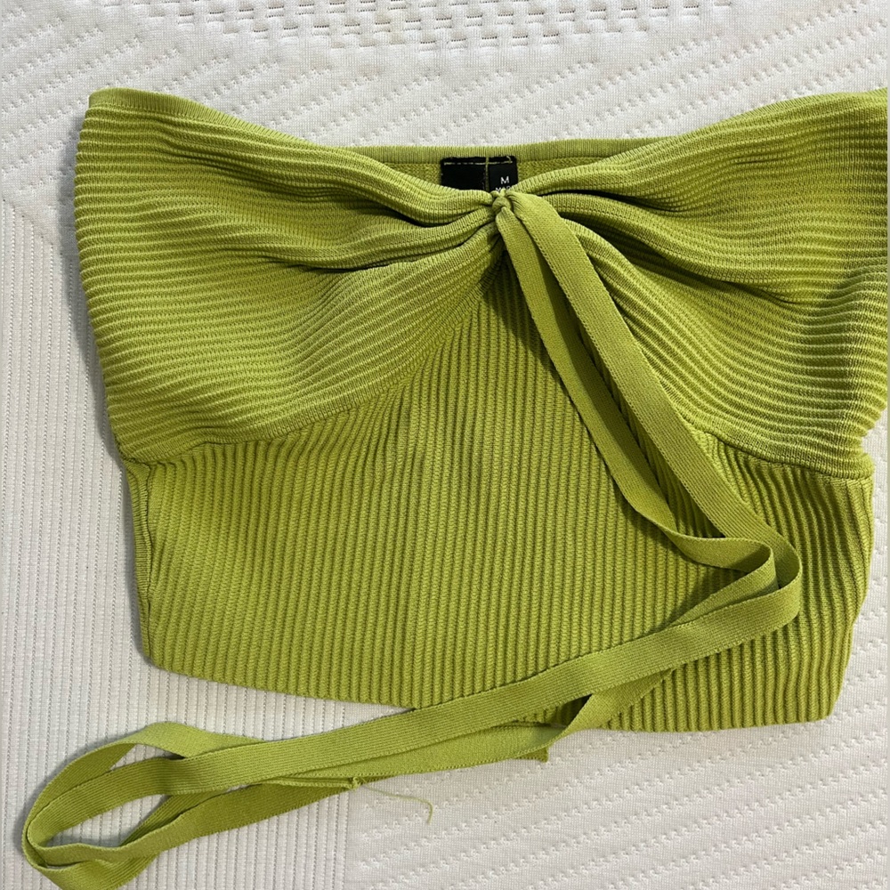 Windsor Vibrant Green Knit Tube Top